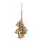 25" Gold Metal Cascading Cluster Decorative Bells